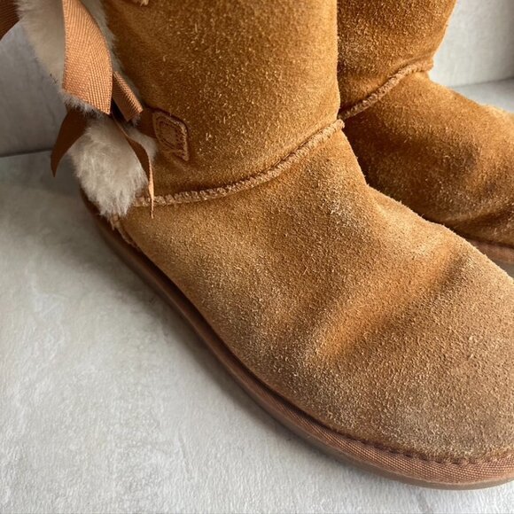 ** Koolaburra by Ugg boots Bow fur lined Womens 8 - Picture 7 of 13
